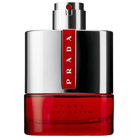 prada red and silver cologne